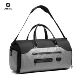 OZUKO Garment Bag Multifunction Men Suit Storage Large Capacity Luggage Handbag Male Waterproof Travel Duffel Bag Shoes Pocket