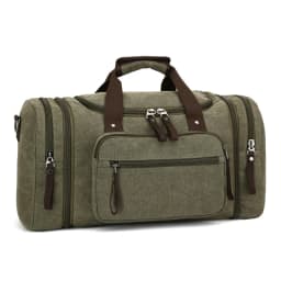 Large Capacity Men Hand Luggage Travel Duffle Bags Canvas Travel Bags Weekend Shoulder Bags Multifunctional Overnight Duffel Bag