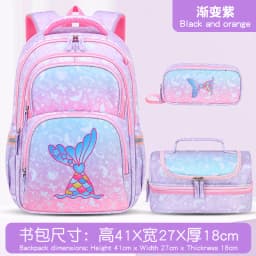 3 Pcs Kids School Backpcak Children School Bags Set Girls Boys Primary Backpack with Lunch Bag Schoolbag Book Bag Kids Mochilas