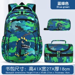 3 Pcs Kids School Backpcak Children School Bags Set Girls Boys Primary Backpack with Lunch Bag Schoolbag Book Bag Kids Mochilas