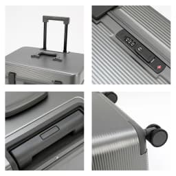 Bunnyfly 18" Aluminum Alloy Frame Spinner Suitcase Camera Trolley Pilot Luggage Bag with Wheels Photography Equipment Case