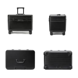 Bunnyfly 18" Aluminum Alloy Frame Spinner Suitcase Camera Trolley Pilot Luggage Bag with Wheels Photography Equipment Case