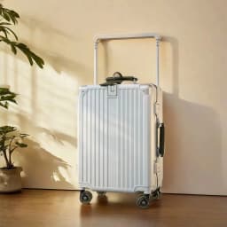 BunnyFly Wide Handlebar Travel Trolley Suitcase with Colorful Silent Wheels TSA Lock Rolling Luggage Large Capacity PC Material