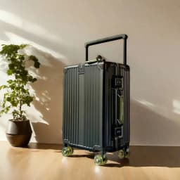 BunnyFly Wide Handlebar Travel Trolley Suitcase with Colorful Silent Wheels TSA Lock Rolling Luggage Large Capacity PC Material