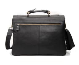 High Quality Cowhide Genuine Leather Briefcase for Men Business Bag 15.6" Laptop Case Male Portfolio Attache Office Messenger Ba