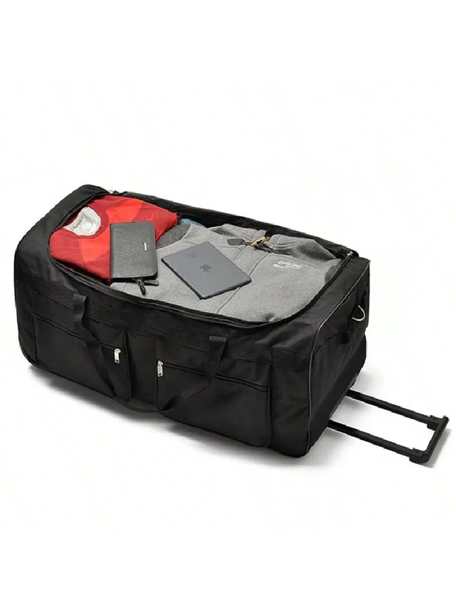 Travel Bag with Wheels and Telescopic Handle | Lightweight Cabin Suitcase for Hand Luggage, Waterproof Trolley, Unisex Travel Backpack