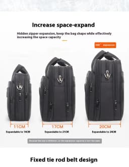 Large Briefcases For Men Canvas Tote Bag 15.6 Inch 17 Inch 19 Inch Laptop Case Work Bags Office Messenger Bag