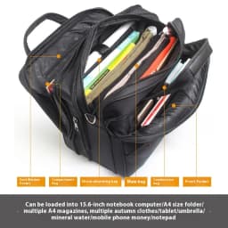 Large Briefcases For Men Canvas Tote Bag 15.6 Inch 17 Inch 19 Inch Laptop Case Work Bags Office Messenger Bag