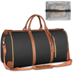 Garment Duffle Bags for Travel Luggage Bag for Women Foldable Multi-Function Storage Bag with Shoe Pouch 2 in 1 Hanging Suitcase