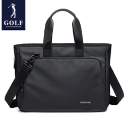 GOLF Men's Handbag Waterproof Nylon Briefcase 16” Laptop Bag Detachable Strap  Business Trips Oxford Cloth Document Organize