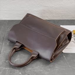 Simple PU Leather Men's Briefcase Handheld Business Shoulder Bag Large Capacity Computer Bag Men Messenger Bags