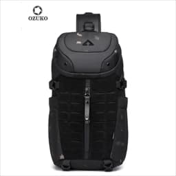 Ozuko Chest Bag Cross Bag Men Waterproof USB Man Crossbody Bag Anti-Theft Short Travel Messenger Sling Fashion Designer