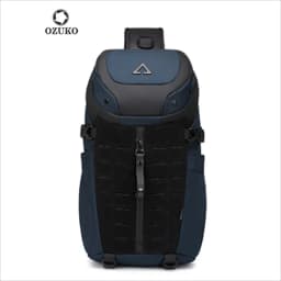 Ozuko Chest Bag Cross Bag Men Waterproof USB Man Crossbody Bag Anti-Theft Short Travel Messenger Sling Fashion Designer