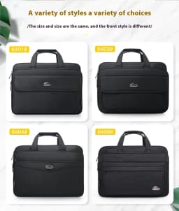 Large Capacity Briefcase Bag Men Business Bag 15.6 Inch Laptop Bag Shoulder Bags Canvas Handbags Notebook Bags Messenger