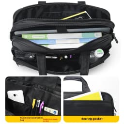 Large Capacity Briefcase Bag Men Business Bag 15.6 Inch Laptop Bag Shoulder Bags Canvas Handbags Notebook Bags Messenger