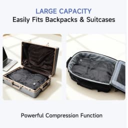 Tigernu Vacuum Compression Bags With Pump Separate Vacuum Pack Travel Portable Bag Waterproof TPU Luggage Packaging Portion Bags