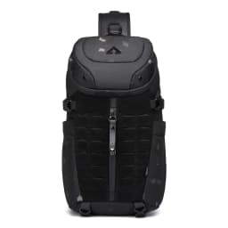 Ozuko Men's Waterproof Crossbody Bag with USB Anti-Theft Short Travel Messenger Sling Fashion Designer Chest Bag for Men
