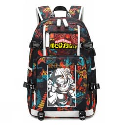 My Hero Academia Anime Print School Backpack Large Capacity Unisex Bookbag for Boys Girls Travel Casual Daypack