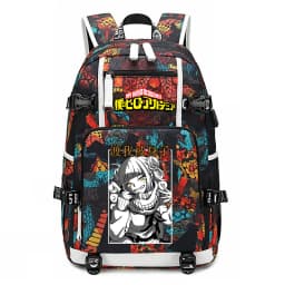 My Hero Academia Anime Print School Backpack Large Capacity Unisex Bookbag for Boys Girls Travel Casual Daypack