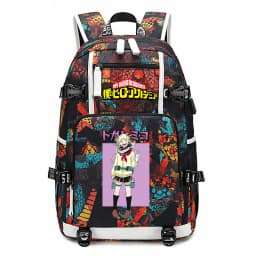 My Hero Academia Anime Print School Backpack Large Capacity Unisex Bookbag for Boys Girls Travel Casual Daypack