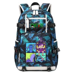 One Piece Zoro Print Large Capacity School Backpack For Kids Teens Anime Bookbag