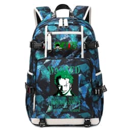 One Piece Zoro Print Large Capacity School Backpack For Kids Teens Anime Bookbag