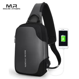 Mark Ryden Chest Bag Man Anti-thief Sling Bag Waterproof Men Crossbody Bag Fit 9.7 inch Ipad Fashion Shoulder Bag