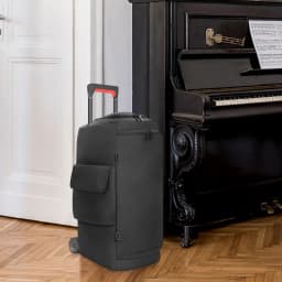 Padded Speaker Protective Cover with Mic Pocket Double-Sided Speaker Storage Bag Zipper Closure for JBL PARTYBOX 310/320