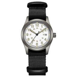 2026 TPW Women's Field Watch 34mm Case Easy Read Fabric Strap 24hr Display Day Function Quartz Movement Luminous