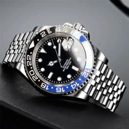 200m Waterproof Miyota8215 Automatic Men Watch Diver Watches 40mm Mechanical Movement Luminous Jubilee Strap Glide Lock Buckle
