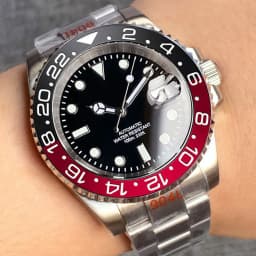 200m Waterproof Miyota8215 Automatic Men Watch Diver Watches 40mm Mechanical Movement Luminous Jubilee Strap Glide Lock Buckle