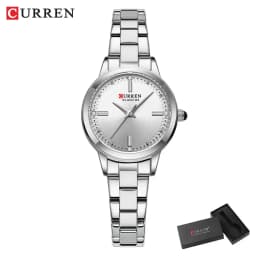CURREN Women's Watches Fashion Original Quartz Wrist Watch for Ladies Roman Dial Dazzling Diamond Waterproof Luminous Luxury New