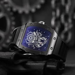 1/2PCS Luxury Large Dial Men Quartz Watches Silicone Band Men's Sports Watch Casual Wristwatch Reloj Hombre(Without Box)