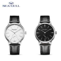 Seagull Watch Men's Mechanical Watch Business Casual Adaptive Waterproof Men's Simple Watch 6075