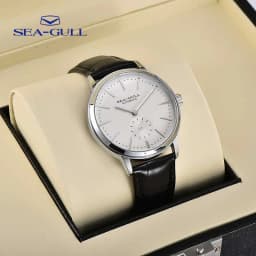 Seagull Watch Men's Mechanical Watch Business Casual Adaptive Waterproof Men's Simple Watch 6075