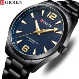 CURREN 8434 Fashion Brand Men's Watch Waterproof Night Light Elegant Business Stainless Steel Strap Mens Gift Watch Reloj Hombre