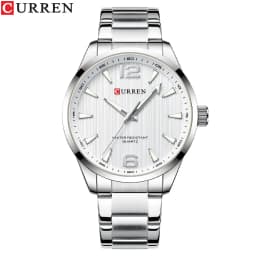 CURREN 8434 Fashion Brand Men's Watch Waterproof Night Light Elegant Business Stainless Steel Strap Mens Gift Watch Reloj Hombre