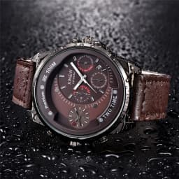 XINEW Brand Cheap Watches For Men Students Fashion Leather Band Simple Date Quartz Clock Erkek Barato Saat Relogio Masculino