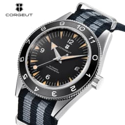 41MM Sapphire Glass 100m Waterproof Japan Automatic Luminous Mens Watch Nylon Strap