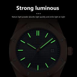 POEDAGAR Luxury Business Man Wristwatch Waterproof Luminous Date Men Watch Stainless Steel Fashion Quartz Watches For Men Reloj