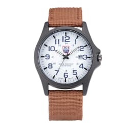 1pc / Lot XINEW Brand Watches For Men Students Fashion Casual Nylon Band Sports Military Date Quartz Wrist Watch Montre Homme