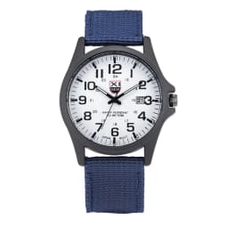 1pc / Lot XINEW Brand Watches For Men Students Fashion Casual Nylon Band Sports Military Date Quartz Wrist Watch Montre Homme