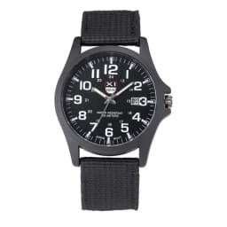 1pc / Lot XINEW Brand Watches For Men Students Fashion Casual Nylon Band Sports Military Date Quartz Wrist Watch Montre Homme