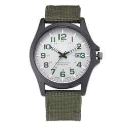 1pc / Lot XINEW Brand Watches For Men Students Fashion Casual Nylon Band Sports Military Date Quartz Wrist Watch Montre Homme