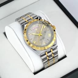 POEDAGAR Fashion Business Men's Watch Luminous Waterproof Week Date Luxury Man Wristwatch Stainless Steel Quartz Watches For Men