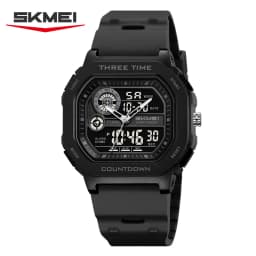 SKMEI 2641 New Leisure Sports Dual Display Men's Digital Watch Waterproof Multifunctional Electronic Military Watch Reloj Hombre