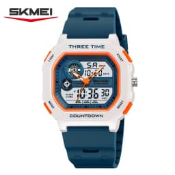 SKMEI 2641 New Leisure Sports Dual Display Men's Digital Watch Waterproof Multifunctional Electronic Military Watch Reloj Hombre