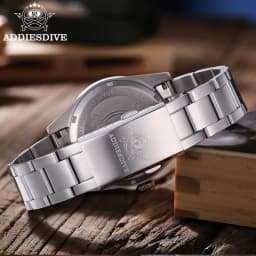 ADDIESDIVE Top Brand 39mm Quartz GMT Watches 20Bar Waterproof Luminous Bubble Mirror Sport Glass Watch for Men Relogio Masculino