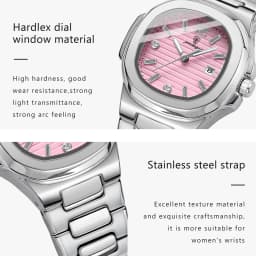 POEDAGAR Square Fashion Woman Wristwatch Luminous Waterproof Date Ladies Watch Luxury High Quality Quartz Women's Watches Reloj