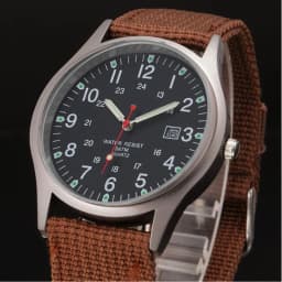 Students Brand Watches Men Fashion Casual Nylon Band Sports Simple Date Quartz Watch Black Erkek Barato Saat Relogio Masculino